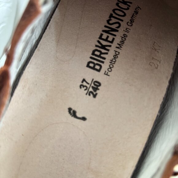 NIB | Birkenstock Slip On Shoe Loafer Mid Brown Duma Narrow Width EU 37 - Picture 9 of 10